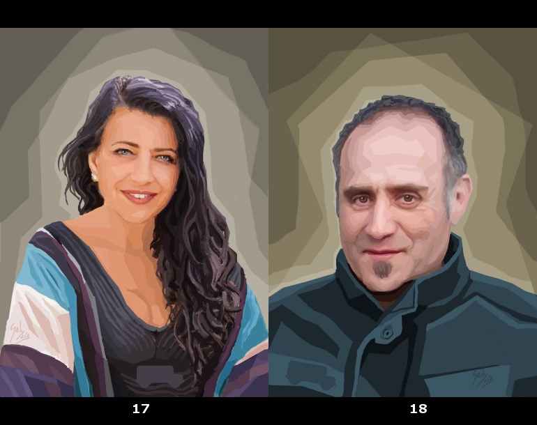 Retratos 17 y 18