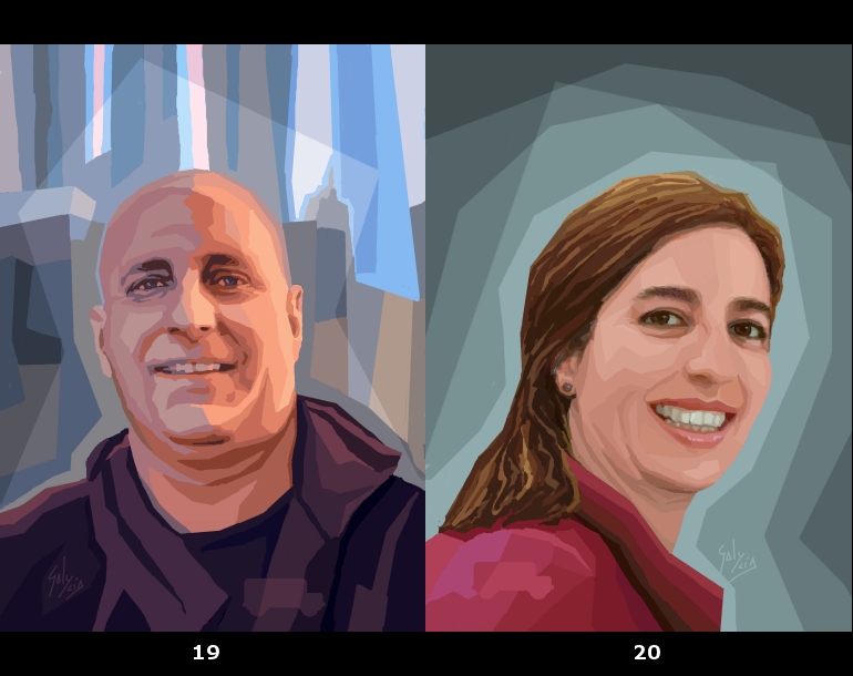 Retratos 19 y 20