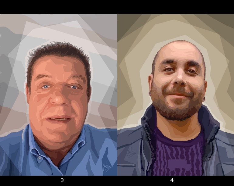 Retratos 3 y 4
