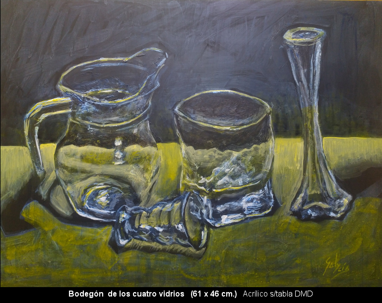 Bodegón de los cuatro vidrios