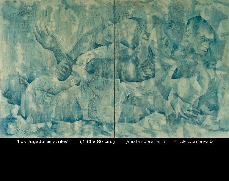 Los Jugadores azules