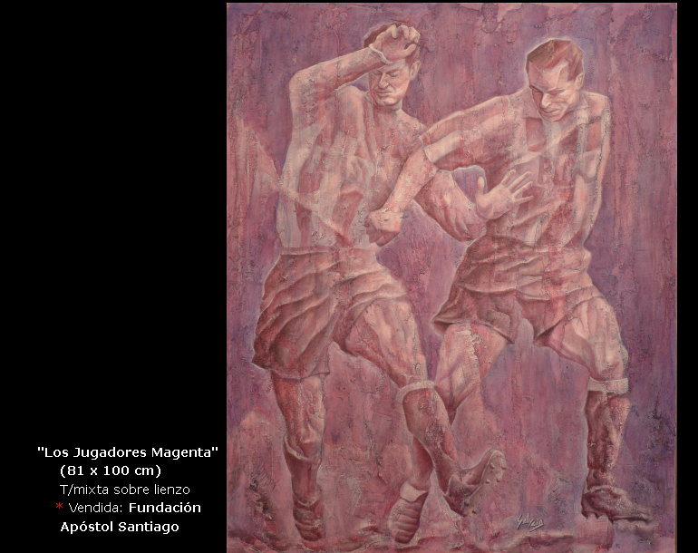 Los Jugadores magenta