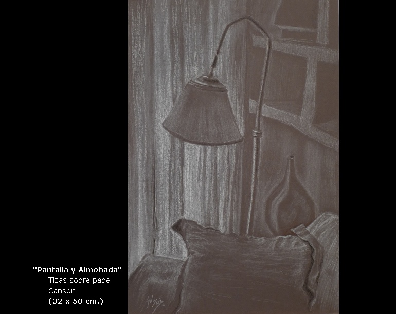 Pantalla y Almohada, dibujo