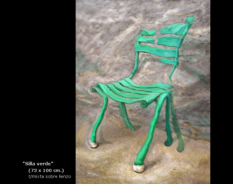 Silla verde
